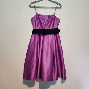 Mikael Aghal‎ Purple Satin Dress (12)